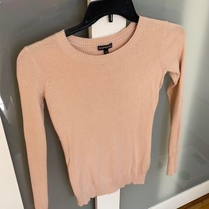 Pink long sleeve sweater